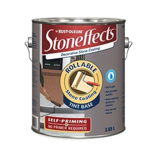 RUST-OLEUM N5700155P Rollable Stone Coating, Liquid, Solvent, 3.69 L Pail