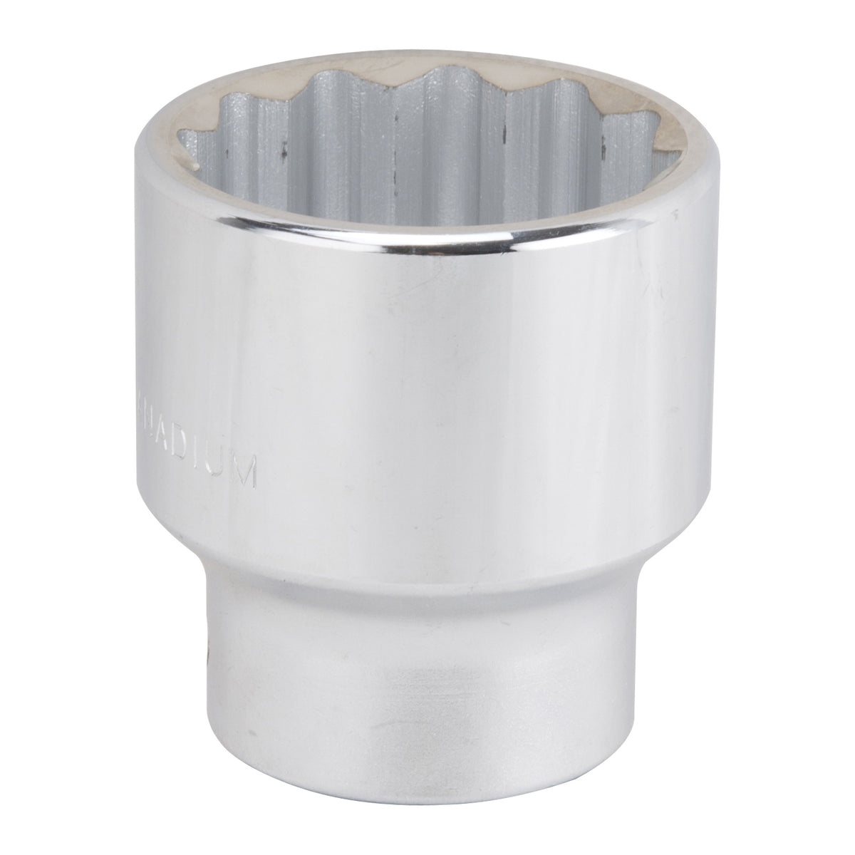 Vulcan MT-SM6046 Drive Socket, 46 mm Socket, 3/4 in Drive, 12-Point, Chrome Vanadium Steel, Chrome