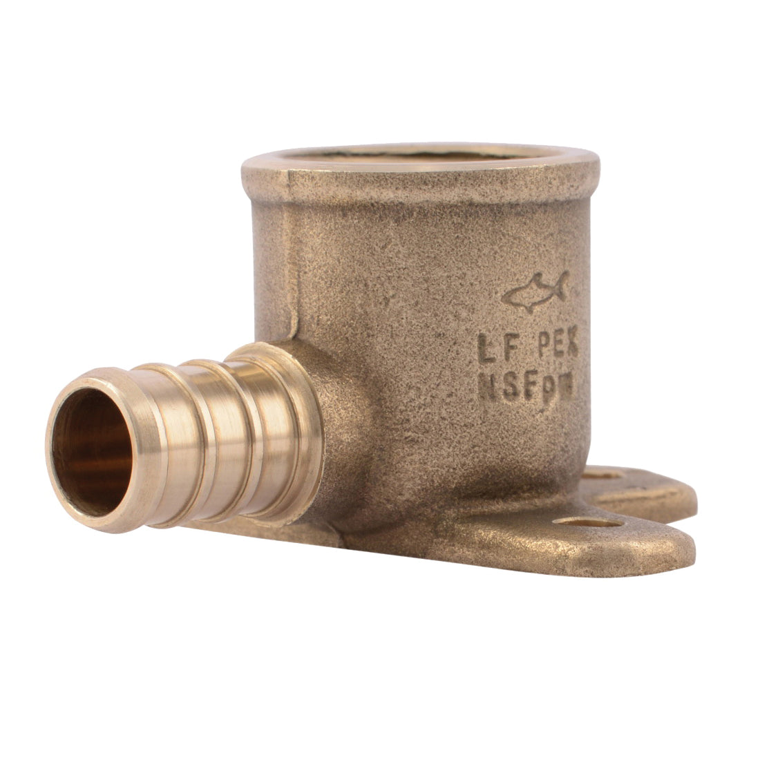 SharkBite UC334LFA Pipe Elbow, 1/2 in, Barb x FNPT, 90 deg Angle, 200 psi Pressure