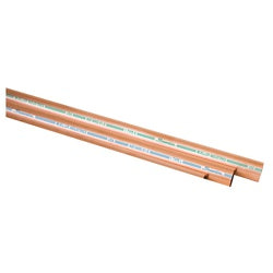 Streamline 01075 Copper Tubing, 1 in, 10 ft L, Type L, Coil