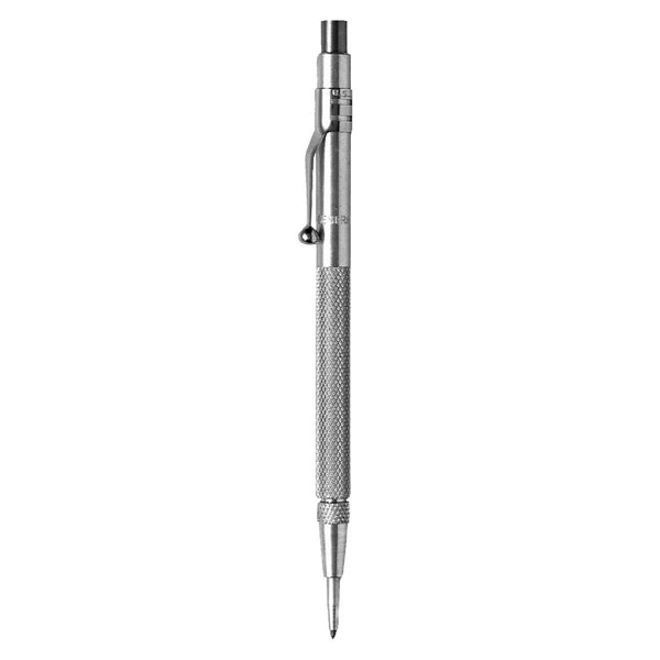 GENERAL 88CM Scriber/Etching Pen with Magnet, Straight Tip, Tungsten Carbide Tip, 5-7/16 in OAL, Knurled Handle