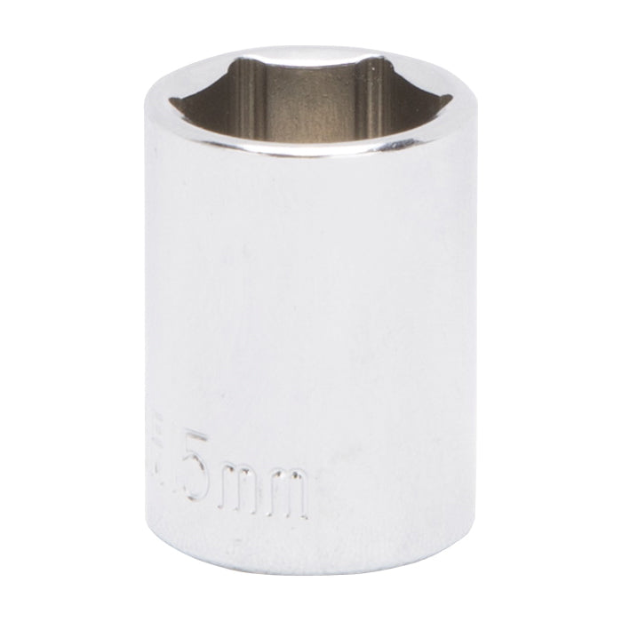 Vulcan MT6499420 Drive Socket, 15 mm Socket, 3/8 in Drive, 6-Point, Chrome Vanadium Steel, Chrome