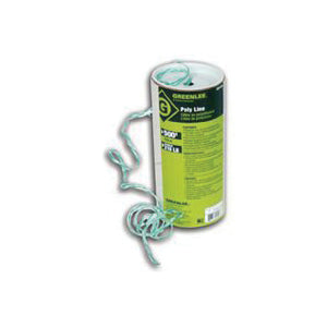 Greenlee 430-500 Twine, 500 ft L, 210 lb Working Load, Polypropylene, Green