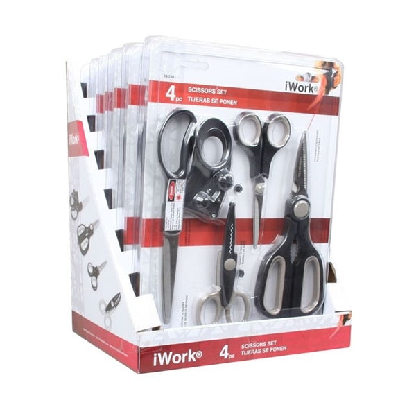 iWORK 88-234 Scissor Set, Stainless Steel Blade