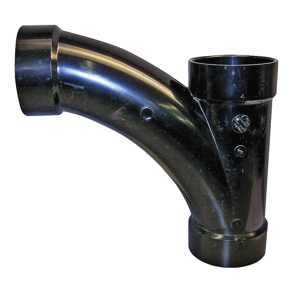 GENOVA 82520 Combination Tee Pipe Wye, 2 in, Hub, ABS, SCH 40 Schedule