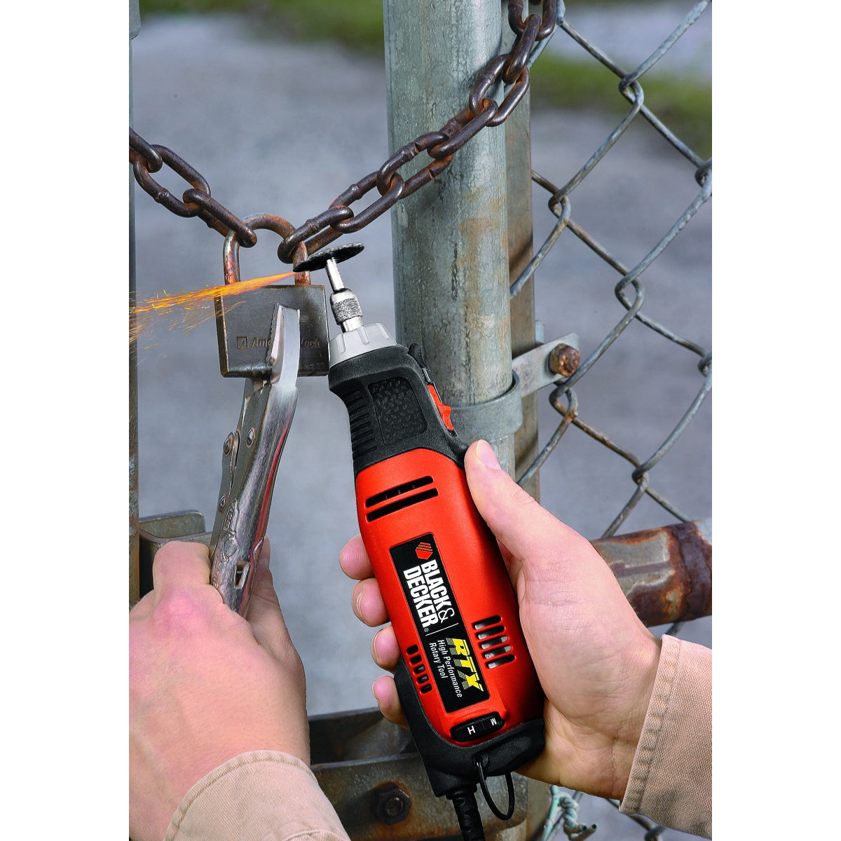 Black+Decker RTX RTX-B Rotary Tool Kit, 2 A, 3-Speed, 12,000 to 30,000 rpm Speed