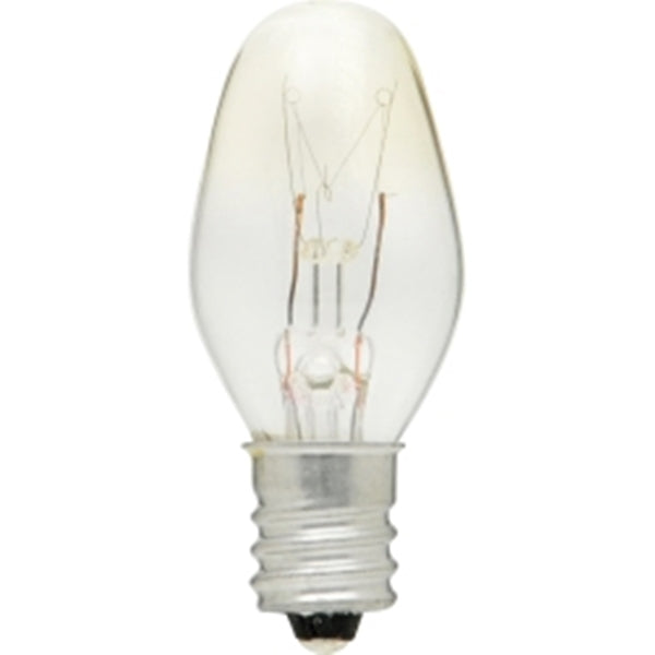 Sylvania 13523 Incandescent Lamp, 4 W, Candelabra E12 Lamp Base, 2850 K Color Temp, 6000 hr Average Life