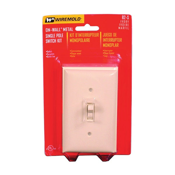 Wiremold B2S Switch Kit, Ivory