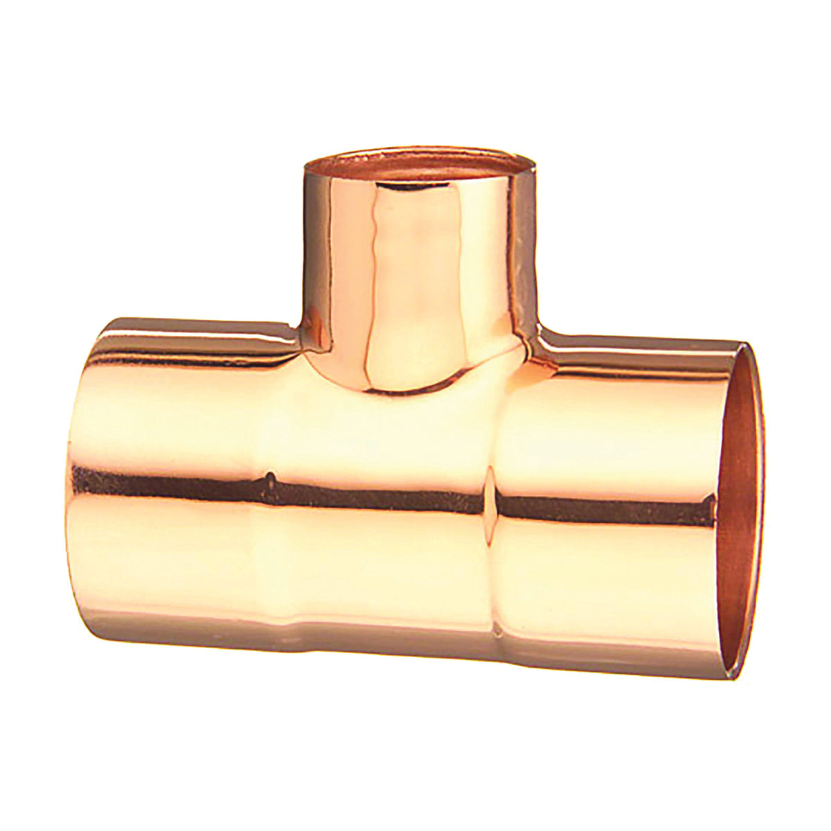 EPC 111R Series 32828 Reducing Pipe Tee, 1 x 1 x 1/2 in, Sweat, Copper