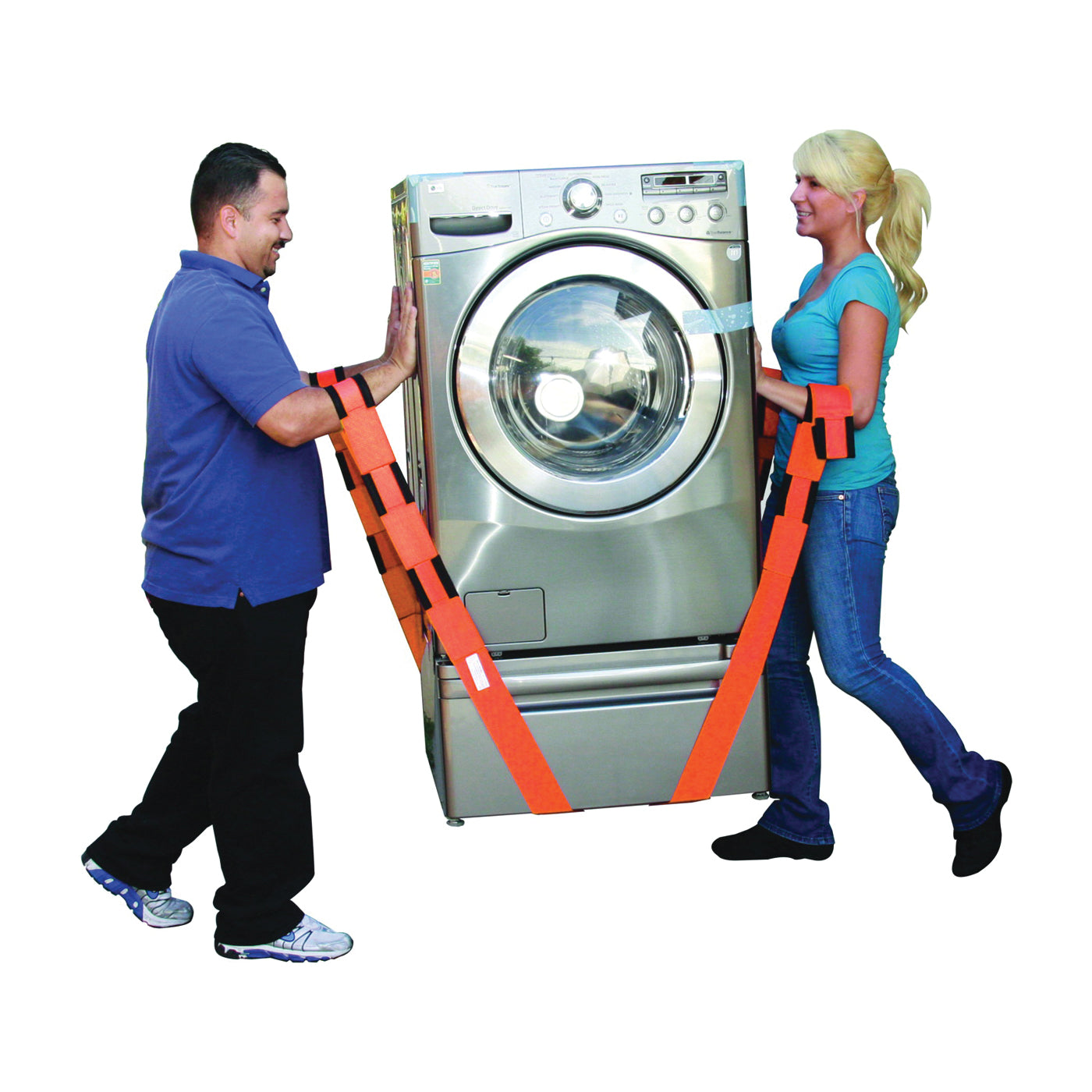 Forearm Forklift L74995CN Lifting Strap, 3 in W, 9 ft 4 in L, Orange