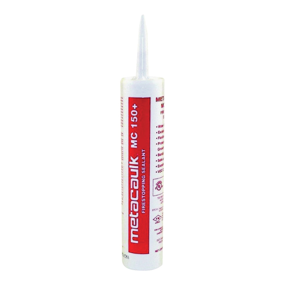 Metacaulk MC 150+ Series 66383 Firestop Sealant, Red, 40 to 120 deg F, 30 oz Cartridge