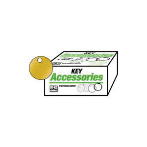 HY-KO KB148 Key Tag, Round, Brass
