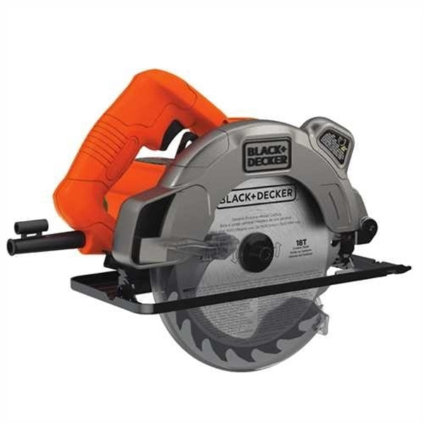 Black+Decker BDECS300C Circular Saw, 13 A, 7-1/4 in Dia Blade, 0.62 in Arbor, 2-1/2 in D Cutting, 0 to 45 deg Bevel