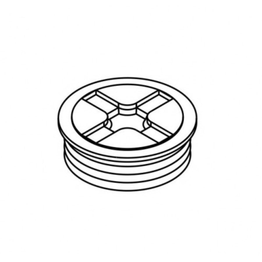 Orbit PL-75 Weatherproof Closure Plug, 13/16 in Dia, 5/16 in L, 1-1/32 in W, Zinc, Gray