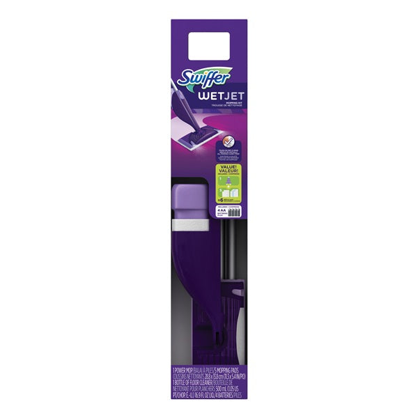 Swiffer WetJet 92810 Wet Jet Kit, Synthetic Mop Head