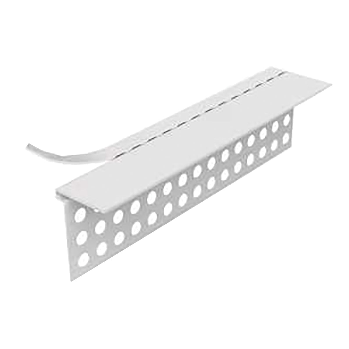 ClarkDietrich VLZL L-Trim Corner Bead, 10 ft L, 1/2 in W, PVC