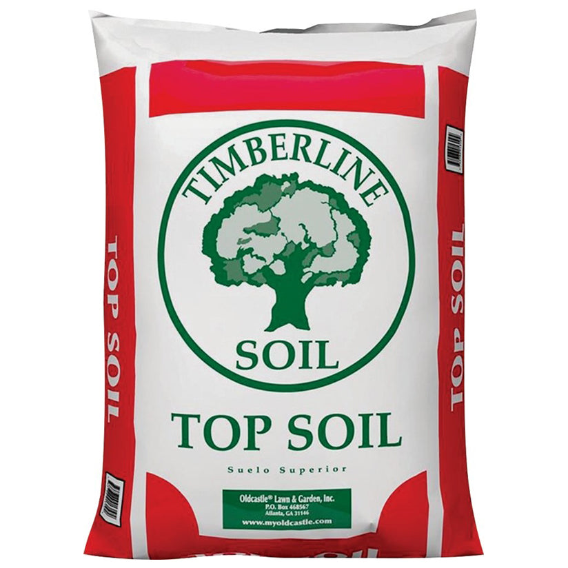 TIMBERLINE 50055019 Premium Top Soil, 1 cu-ft Coverage Area, 40 lb Bag