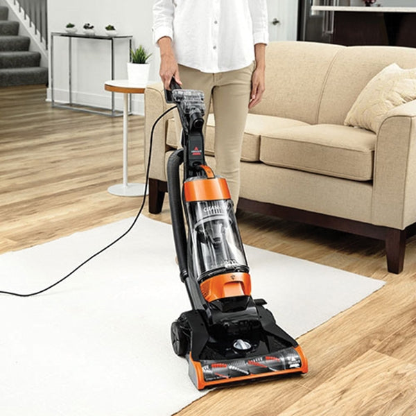 BISSELL CleanView 1831 Vacuum Cleaner, Multi-Level Filter, 25 ft L Cord, Samba Orange Housing