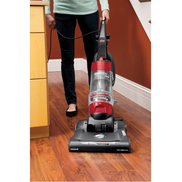 BISSELL CleanView 1319 Vacuum Cleaner, Multi-Level Filter, 27 ft L Cord, Red Housing