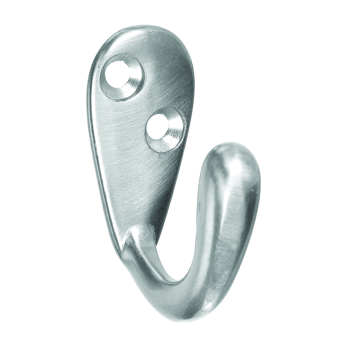 National Hardware SPB1425 N830-142 Robe Hook, Zinc, Satin Nickel