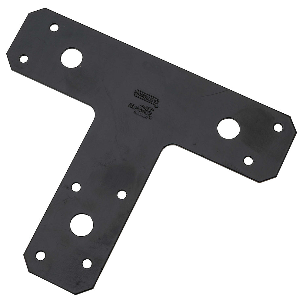 National Hardware 1161BC Series N266-471 T-Plate, 6 in L, 1-1/2 in W, 0.07 in Thick, Steel, Powder-Coated
