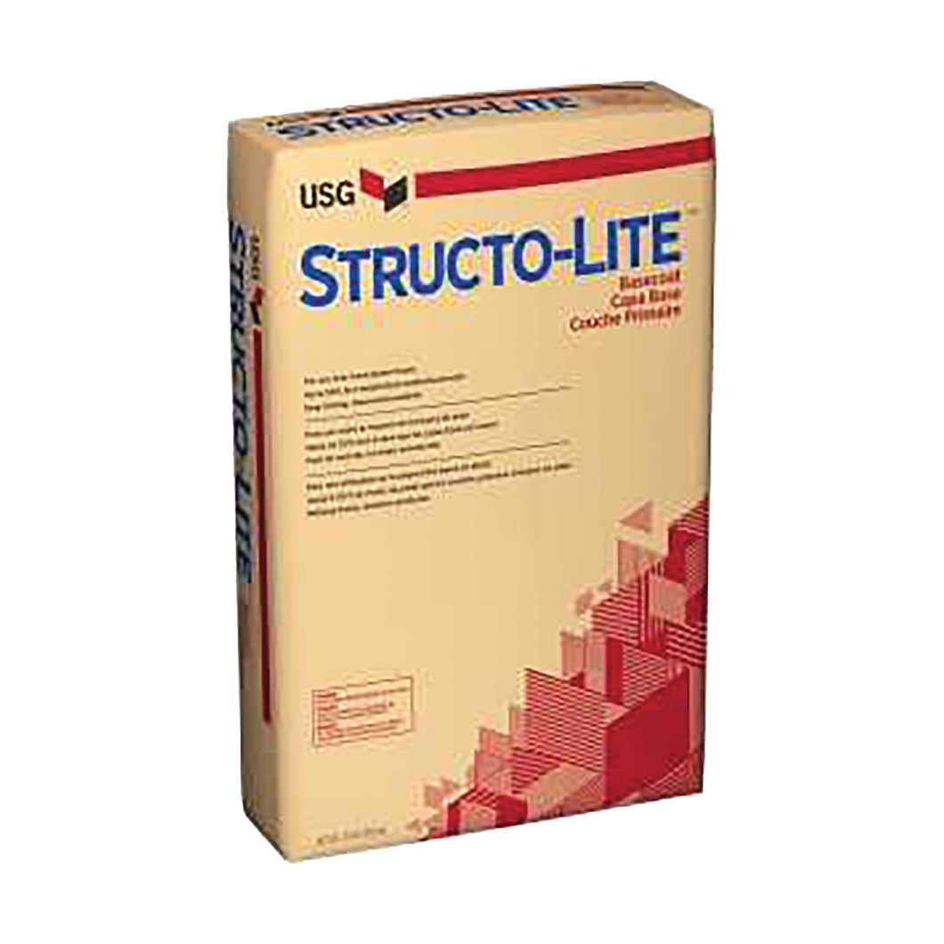 USG STRUCTO-LITE 163841 Basecoat Plaster, Powder, Low to No Odor, Off-White, 50 lb Bag
