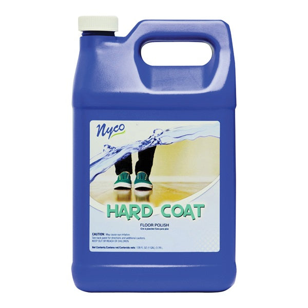 nyco NL90401-900104 Floor Polish, 128 oz, Liquid, Acrylic Polymer, White