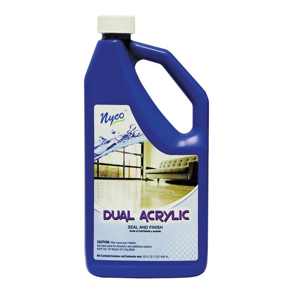 nyco NL90433-903206 Floor Seal and Finish, 32 oz, Liquid, Acrylic Polymer, White