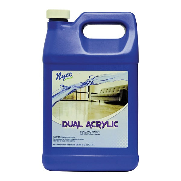 nyco NL90433-900104 Floor Seal and Finish, 128 oz, Liquid, Acrylic Polymer, White