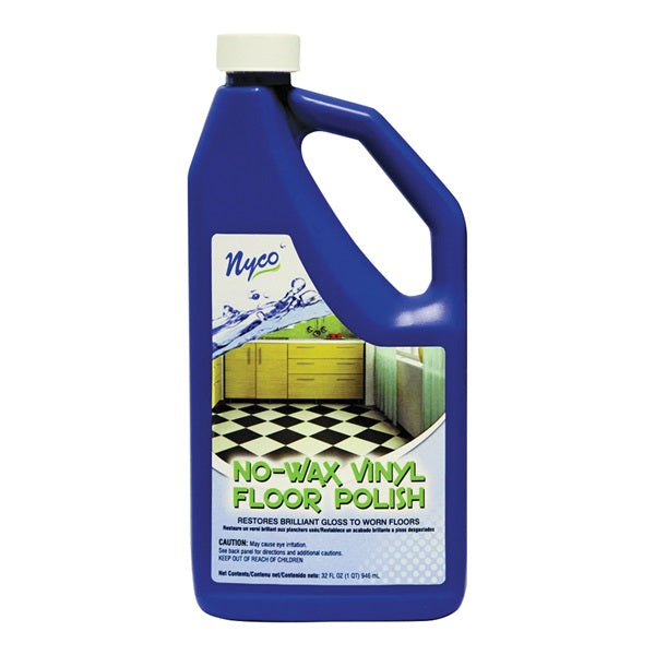 nyco NL90411-903206 Floor Polish, 32 oz, Liquid, Acrylic Polymer, White