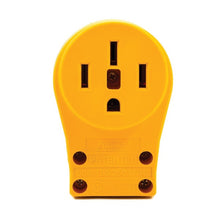 Load image into Gallery viewer, CAMCO 55353 Replacement Receptacle, 125/250 V, 50 A, Female Contact, Yellow
