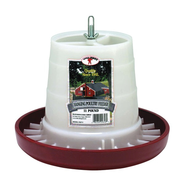 Little Giant PHF11 Poultry Feeder, 11 lb Capacity, Plastic