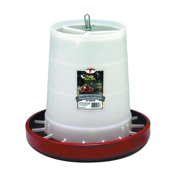 Little Giant PHF22 Poultry Feeder, 22 lb Capacity, Plastic