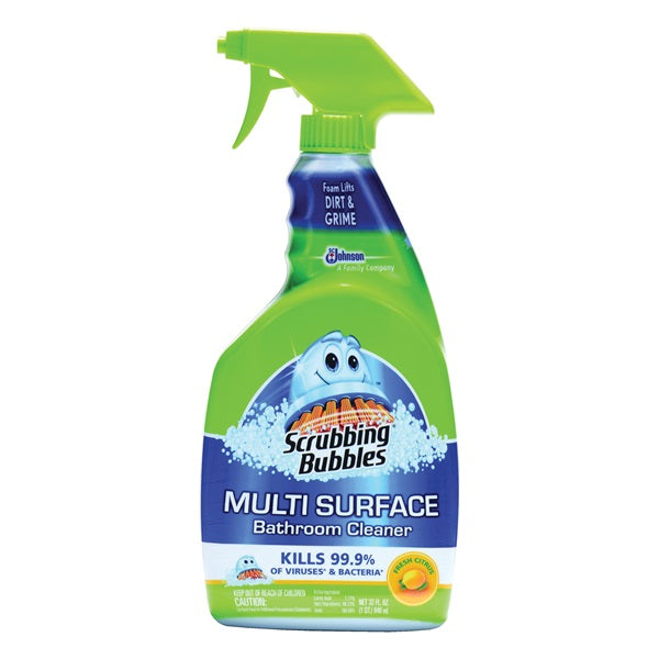 Scrubbing Bubbles 70755 Bathroom Cleaner, 32 oz Bottle, Liquid, Fresh Citrus