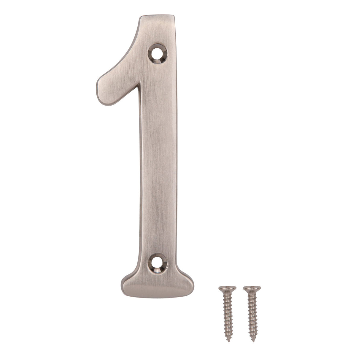 ProSource N-Z041SN-3L-PS House Number, Character: 1, 4 in H Character, 1.1 in W Character