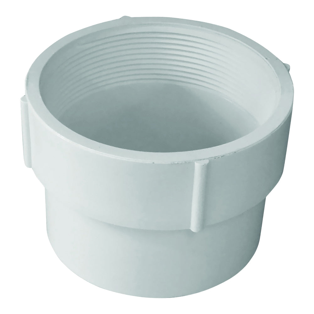 GENOVA 400 Series 40360 Pipe Adapter, 6 in, Hub x FIP, PVC