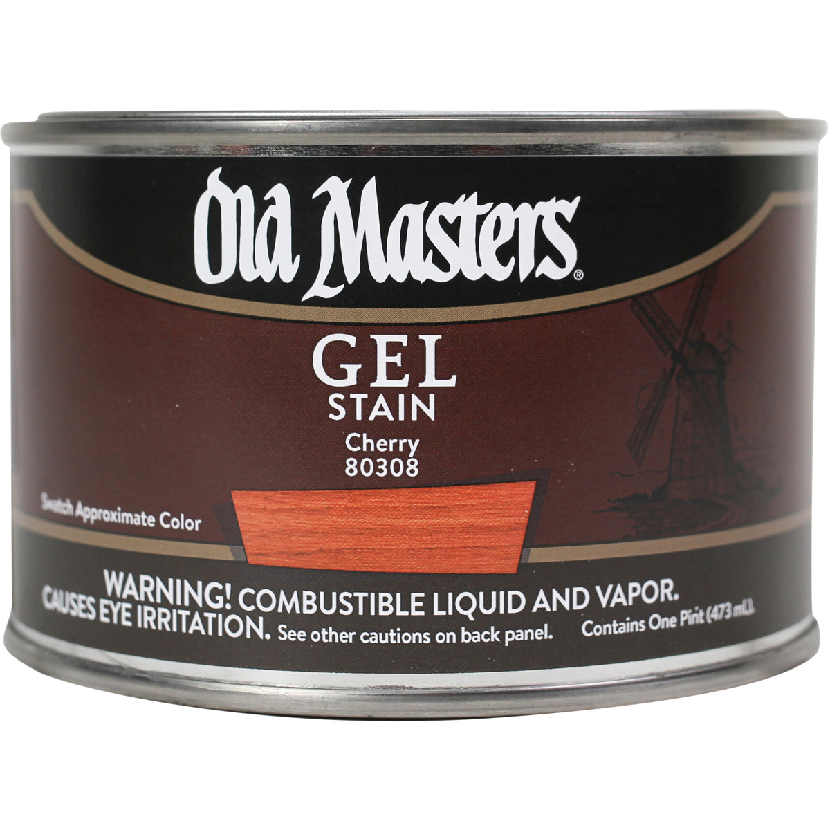 Old Masters 80308 Gel Stain, Clear, Liquid, 1 pt, Can