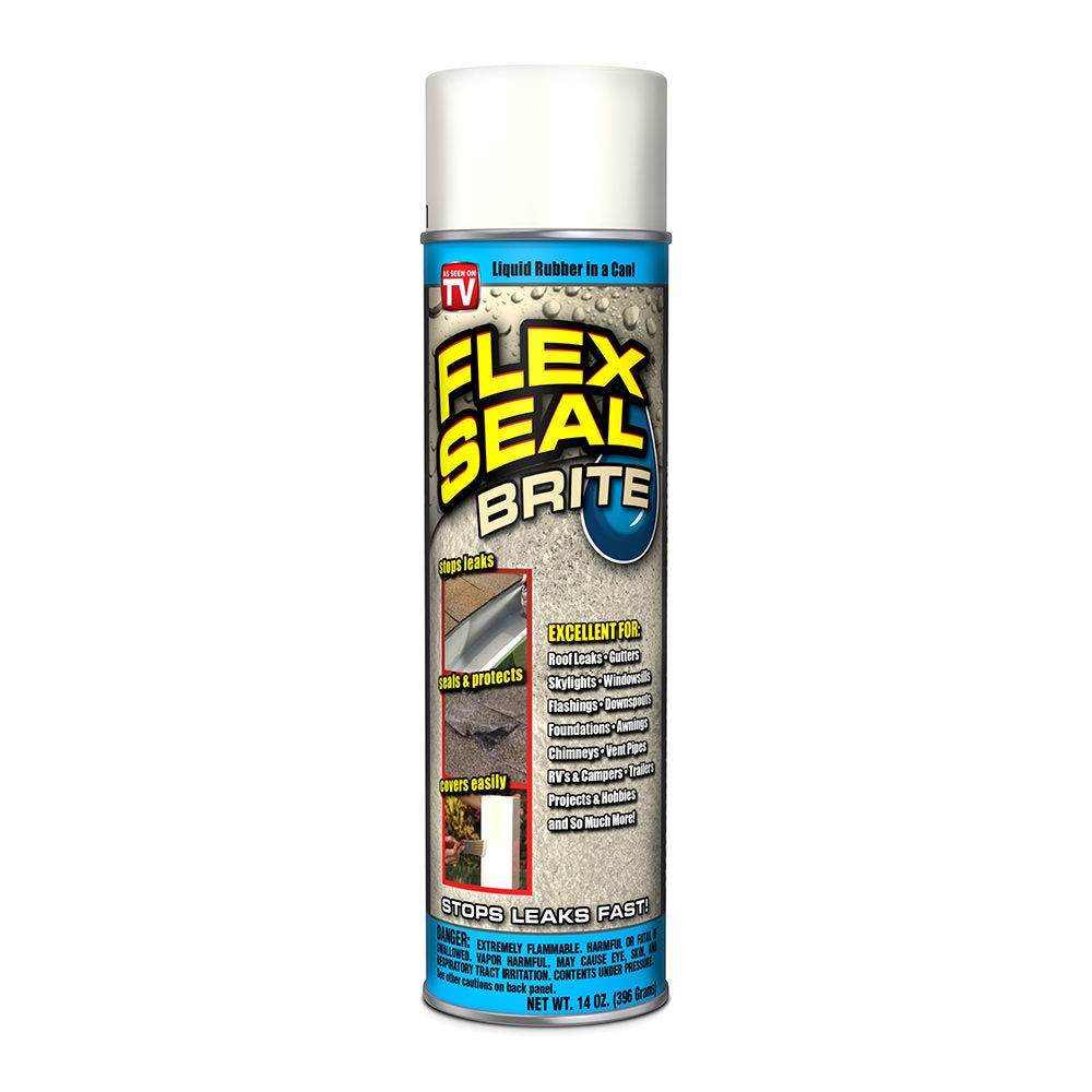 Flex Seal FSB20 Rubber Sealant, 14 oz, Aerosol Can
