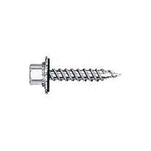 ProFIT 0278098 Post Frame Screw, #9 Thread, 1-1/2 in L, Coarse Thread, Hex Drive, Self-Piercing Point, Galvanized Steel