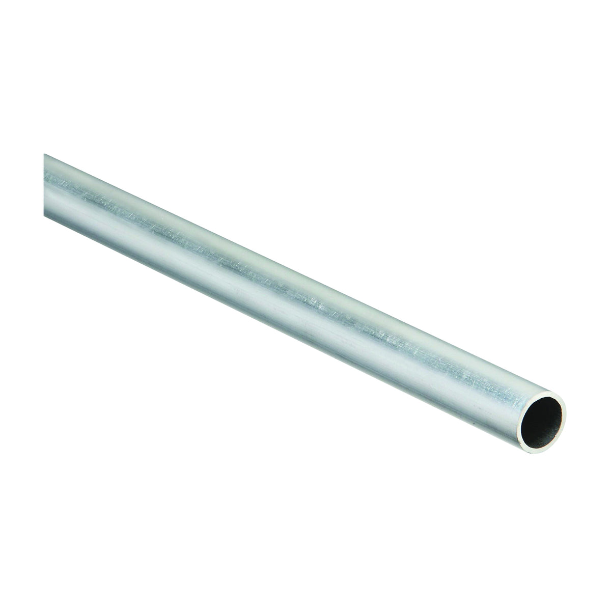 Stanley Hardware 4206BC Series N247-528 Tube, 0.59 in ID x 0.71 in OD Dia, 48 in L, Aluminum, Mill