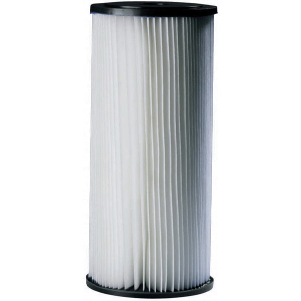 Pentair OMNIFilter Series TO6-SS2-S06 Filter Cartridge, 5 um Filter, Cellulose Carbon Filter Media, Pleated Paper