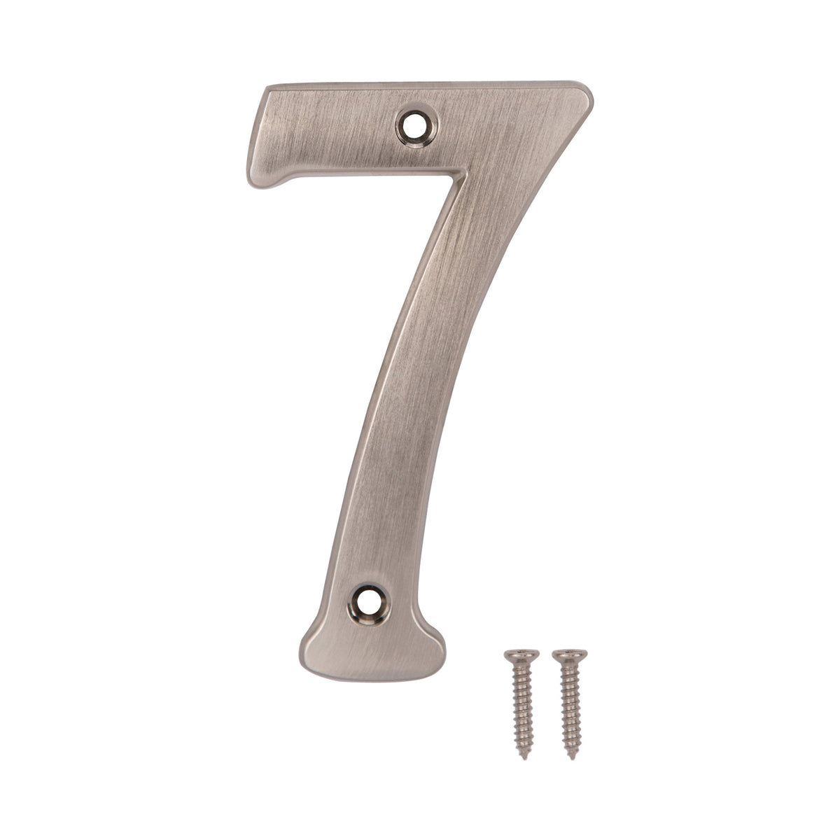 ProSource N-Z047SN-PS House Number, Character: 7, 4 in H Character, 2.21 in W Character