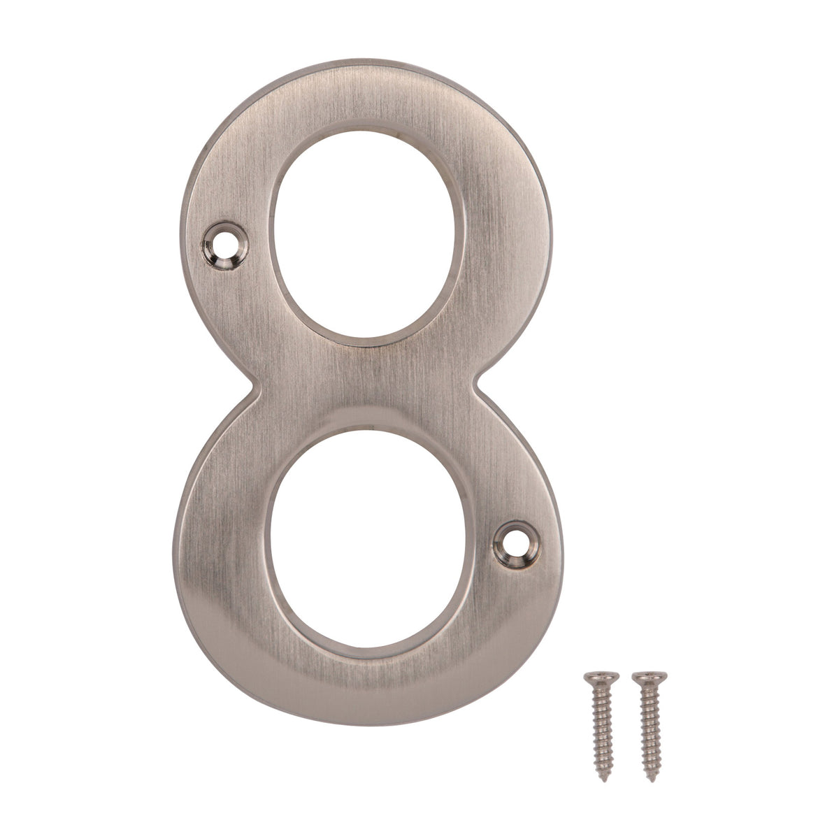 ProSource N-Z048SN-PS House Number, Character: 8, 4 in H Character, 2.28 in W Character