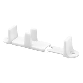 Prime-Line N 6760 Door Guide, Nylon/Plastic, White, Floor Mounting