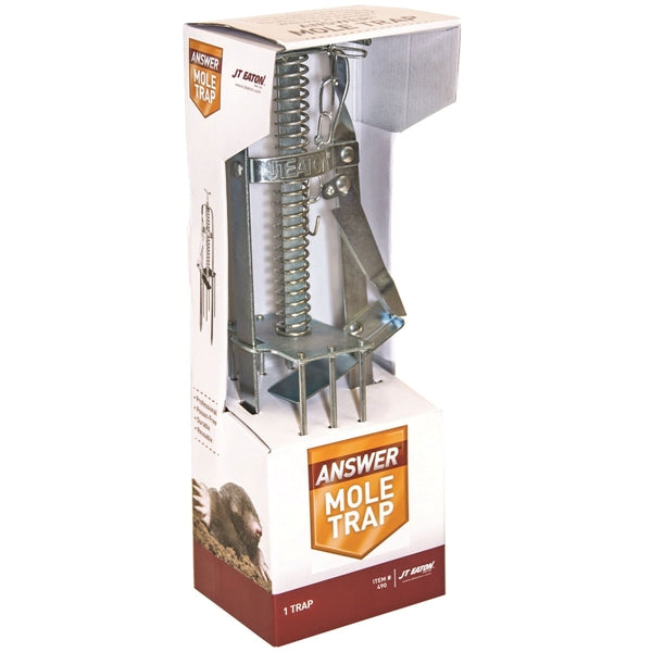 J.T. EATON 490 Mechanical Mole Trap, 6-1/4 in W, 2-7/8 in H