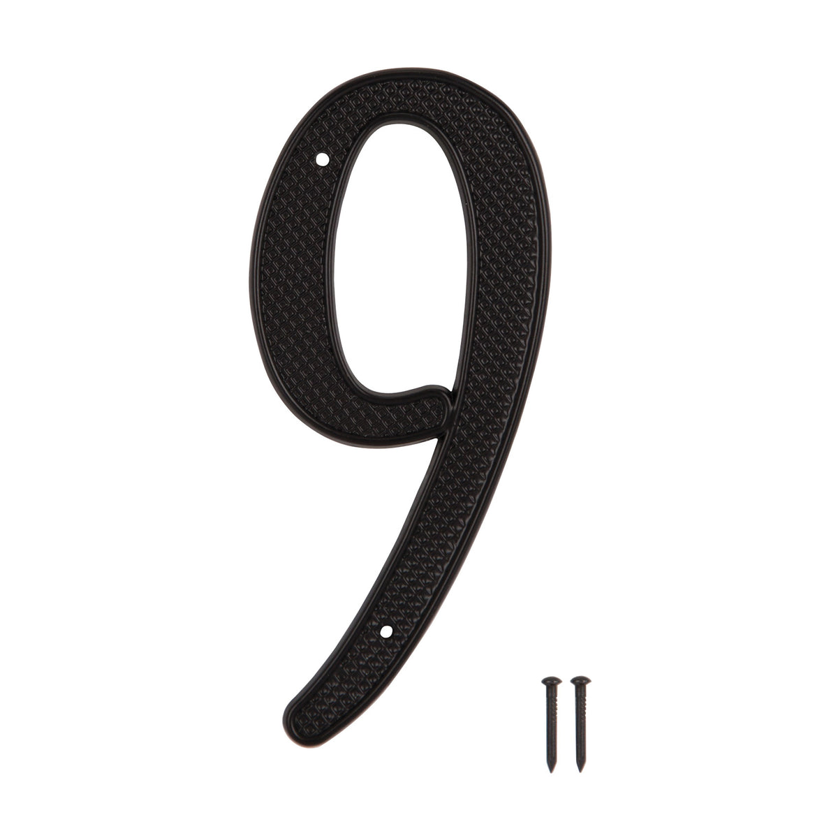 ProSource N-019-PS House Number, Character: 9, 4 in H Character, 2.28 in W Character
