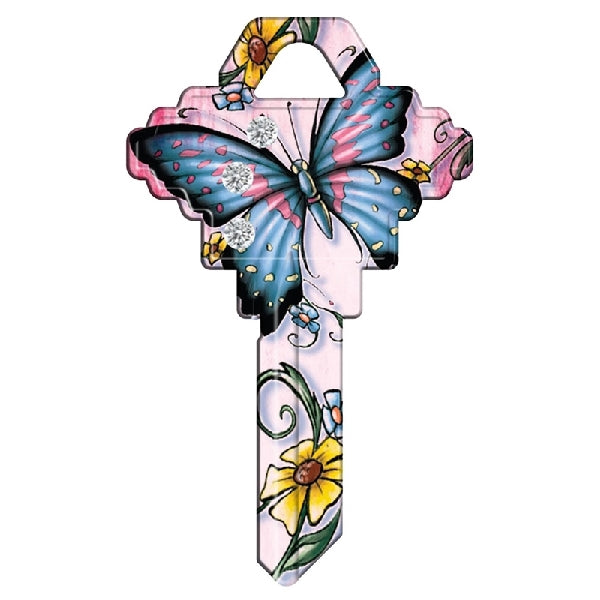 HY-KO 15005SC1-BFBL Key Blank, Brass, For: Schlage SC1 Keyways