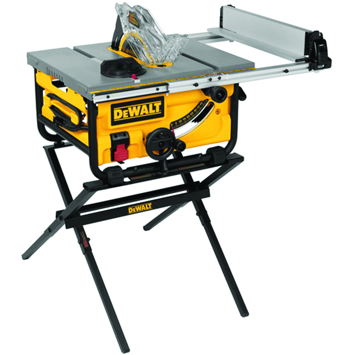 DeWALT DWE7480 Table Saw, 120 VAC, 15 A, 10 in Dia Blade, 5/8 in Arbor, 24 in Rip Capacity Right, 4800 rpm Speed
