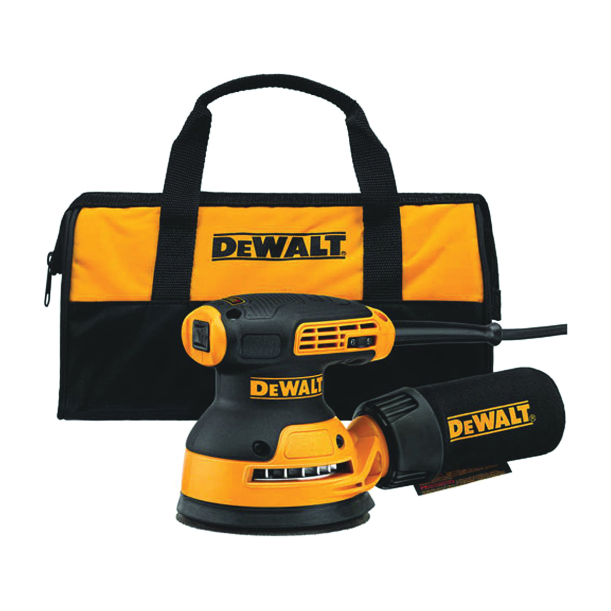 DeWALT DWE6423K Corded 5&quot; Variable Speed Random Orbit Sander Kit (Includes Carrying Bag)