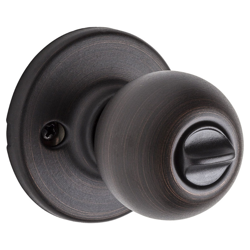 Kwikset 400P-11P CP Keyed Entry Knob, Venetian Bronze